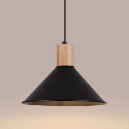 Sollux Lighting Jaga lampa wisząca 1x15 W czarna SL.1320