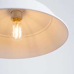 Sollux Lighting Fano lampa wisząca 1x15 W biała-drewno SL.1321