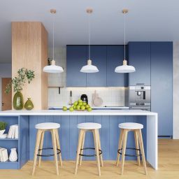 Sollux Lighting Indy lampa wisząca 1x15 W biała-drewno SL.1323