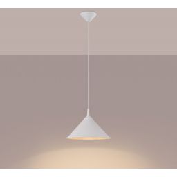 Sollux Lighting Zuma lampa wisząca 1x15 W biała SL.1325