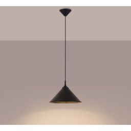 Sollux Lighting Zuma lampa wisząca 1x15 W czarna SL.1326