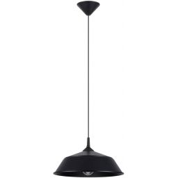 Sollux Lighting Frika lampa wisząca 1x15 W czarna SL.1328