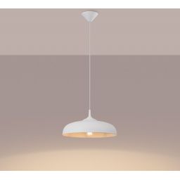 Sollux Lighting Gina lampa wisząca 1x15 W biała SL.1329