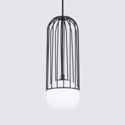 Sollux Lighting Brina lampa wisząca 1x8 W czarna SL.1332