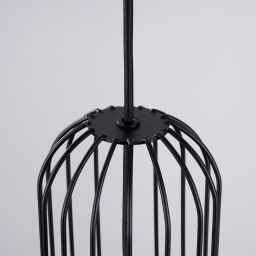 Sollux Lighting Brina lampa wisząca 1x8 W czarna SL.1332