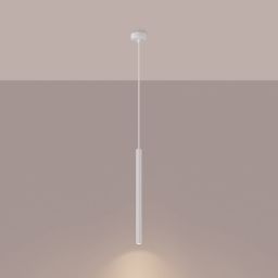 Sollux Lighting Arche lampa wisząca 1x8 W biała SL.1337