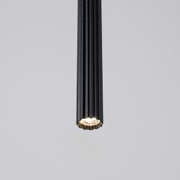 Sollux Lighting Arche lampa wisząca 1x8 W czarna SL.1338