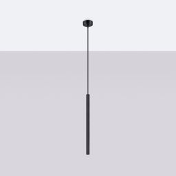 Sollux Lighting Arche lampa wisząca 1x8 W czarna SL.1338