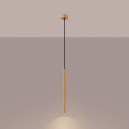 Sollux Lighting Arche lampa wisząca 1x8 W złota SL.1339