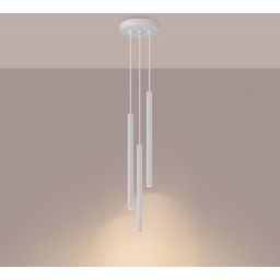 Sollux Lighting Arche lampa wisząca 3x8 W biała SL.1340
