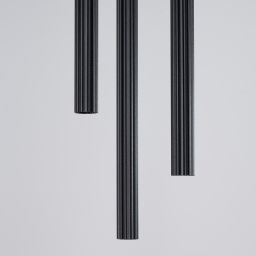 Sollux Lighting Arche lampa wisząca 3x8 W czarna SL.1341