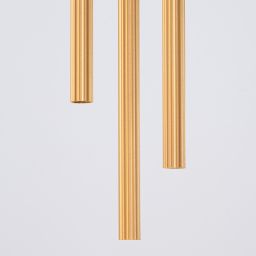 Sollux Lighting Arche lampa wisząca 3x8 W złota SL.1342