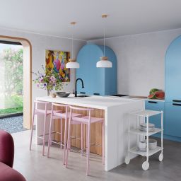 Sollux Lighting Marion lampa wisząca 1x15 W biała-drewno SL.1350