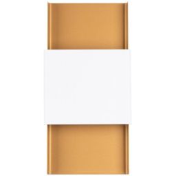 Sollux Lighting Durlin kinkiet 2x8 W biały-złoty SL.1353