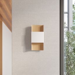 Sollux Lighting Durlin kinkiet 2x8 W biały-złoty SL.1353