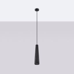 Sollux Lighting Electra lampa wisząca 1x10 W czarna SL.1355