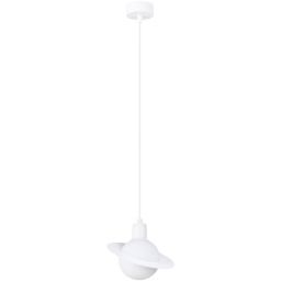 Sollux Lighting Hyperion lampa wisząca 1x8 W biała SL.1356