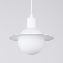 Sollux Lighting Hyperion lampa wisząca 1x8 W biała SL.1356