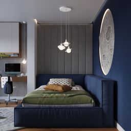 Sollux Lighting Hyperion lampa wisząca 1x8 W biała SL.1356