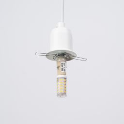 Sollux Lighting Hyperion lampa wisząca 1x8 W biała SL.1356