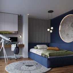 Sollux Lighting Hyperion lampa wisząca 1x8 W biała-czarna SL.1358