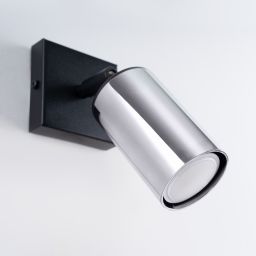 Sollux Lighting Winx kinkiet 1x10 W czarny-chrom SL.1366