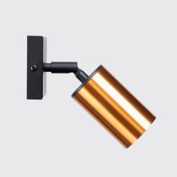 Sollux Lighting Winx kinkiet 1x10 W czarny-miedź SL.1374