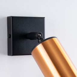 Sollux Lighting Winx kinkiet 1x10 W czarny-miedź SL.1374