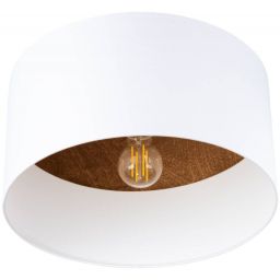Sollux Lighting Telesto lampa podsufitowa 1x15 W biała- ciemny brąz SL.1392
