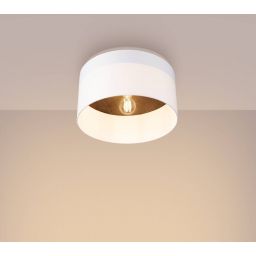 Sollux Lighting Telesto lampa podsufitowa 1x15 W biała- ciemny brąz SL.1392
