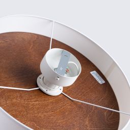 Sollux Lighting Telesto lampa podsufitowa 1x15 W biała- ciemny brąz SL.1392