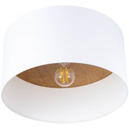 Sollux Lighting Telesto lampa podsufitowa 1x15 W biała- jasny brąz SL.1393