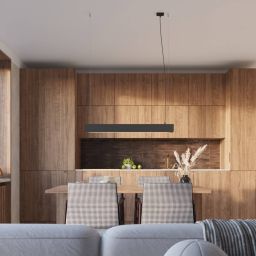 Sollux Lighting Spark lampa wisząca 1x8 W czarna SL.1395