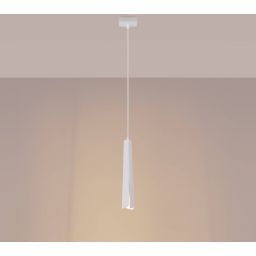Sollux Lighting Prysm lampa wisząca 1x8 W biała SL.1397