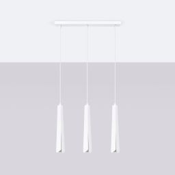 Sollux Lighting Prysm lampa wisząca 3x8 W biała SL.1399