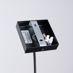 Sollux Lighting Prysm lampa wisząca 1x8 W czarna SL.1400