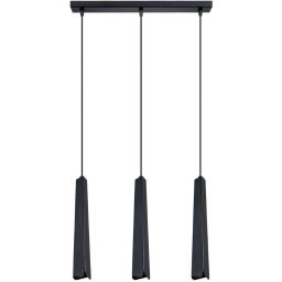 Sollux Lighting Prysm lampa wisząca 3x8 W czarna SL.1402