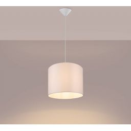 Sollux Lighting Nova lampa wisząca 1x15 W biała SL.1403