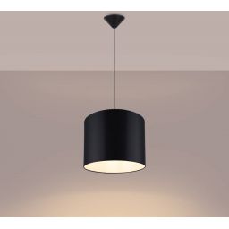 Sollux Lighting Nova lampa wisząca 1x15 W czarna SL.1405