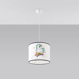 Sollux Lighting Jednorożec lampa wisząca 1x15 W multikolor SL.1412
