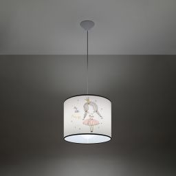 Sollux Lighting Princess lampa wisząca 1x15 W multikolor SL.1414