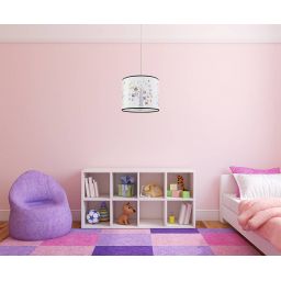 Sollux Lighting Sowy lampa wisząca 1x15 W multikolor SL.1422