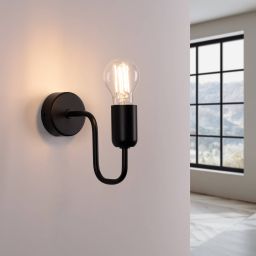Sollux Lighting Vector kinkiet 1x15 W czarny SL.1445