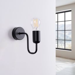 Sollux Lighting Vector kinkiet 1x15 W czarny SL.1445