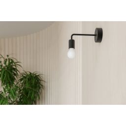 Sollux Lighting Norah kinkiet 1x15 W czarny SL.1449