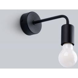 Sollux Lighting Norah kinkiet 1x15 W czarny SL.1449