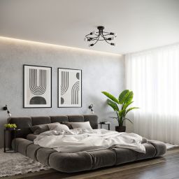 Sollux Lighting Levar kinkiet 1x15 W czarny SL.1454