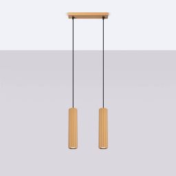 Sollux Lighting Karbon lampa wisząca 2x10 W złota SL.1555