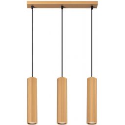 Sollux Lighting Karbon lampa wisząca 3x10 W złota SL.1556