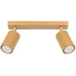 Sollux Lighting Karbon lampa podsufitowa 2x10 W złota SL.1561